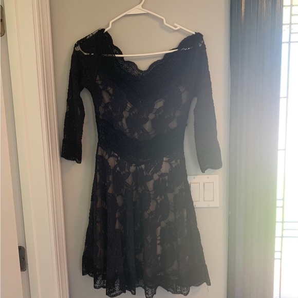 Free people black lace dress Xs - Picture 2 of 6